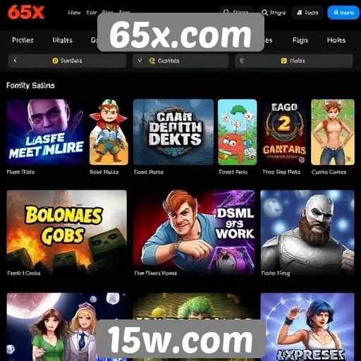 Jogos online populares disponíveis no site 65x.com